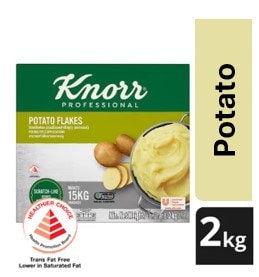 Knorr Potato Flakes - 全新的家乐马铃薯片使用以可持续性耕种的德国马铃薯制成，以风干技术将马铃薯制成片状, 为您提供多用途的马铃薯片